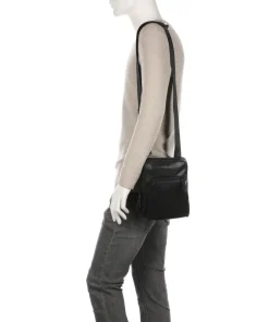 Piquadro Crossbody Bags-Harper Crossbody bag fine grain leather