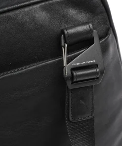 Piquadro Crossbody Bags-Harper Crossbody bag fine grain leather