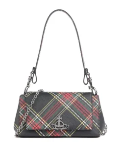 Vivienne Westwood Shoulder Bags|Crossbody Bags-Hazel Saffiano Printed Medium Shoulder bag imitation leather