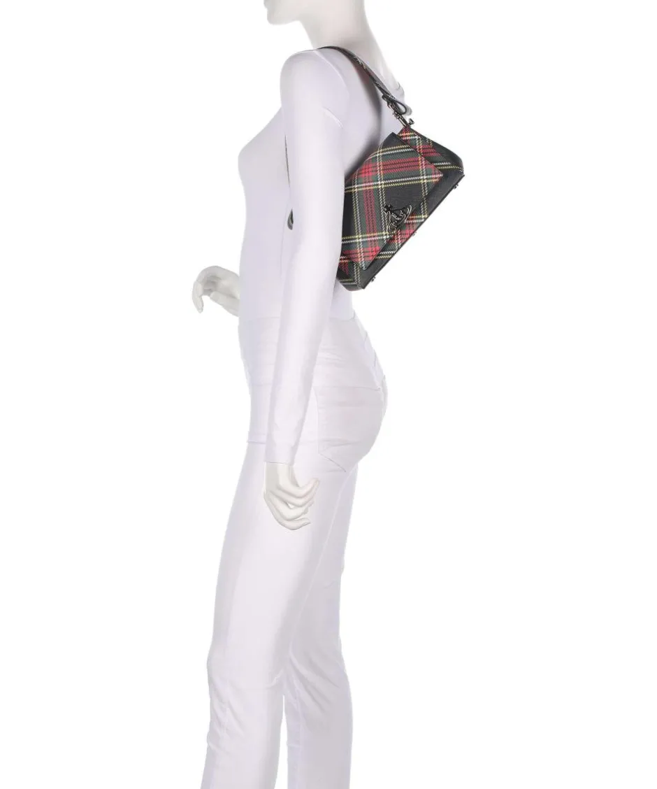 Vivienne Westwood Shoulder Bags|Crossbody Bags-Hazel Saffiano Printed Medium Shoulder bag imitation leather