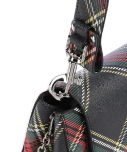 Vivienne Westwood Shoulder Bags|Crossbody Bags-Hazel Saffiano Printed Medium Shoulder bag imitation leather