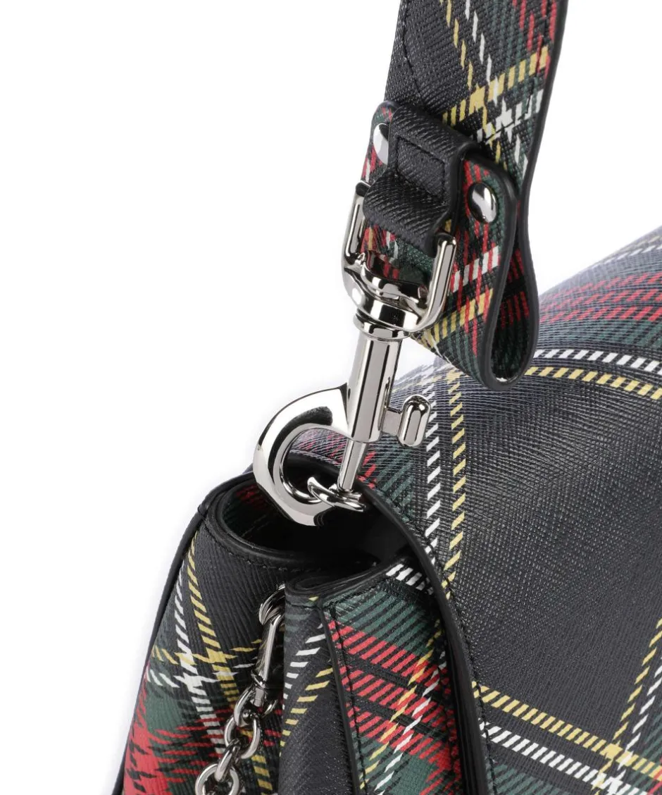 Vivienne Westwood Shoulder Bags|Crossbody Bags-Hazel Saffiano Printed Medium Shoulder bag imitation leather