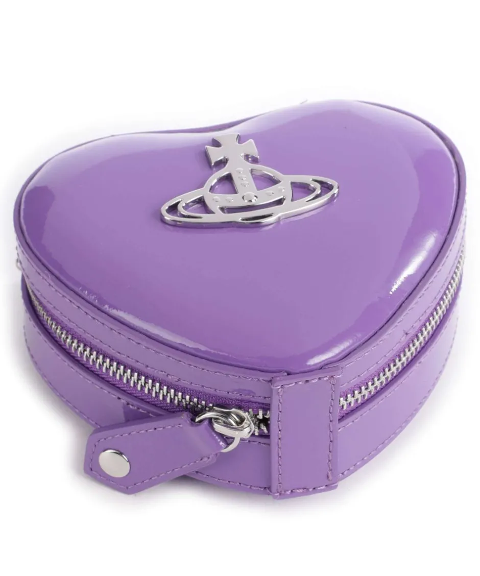 Vivienne Westwood Clutch & Evening Bags|Crossbody Bags-Heart Shiny Patent Mini Crossbody bag patent leather