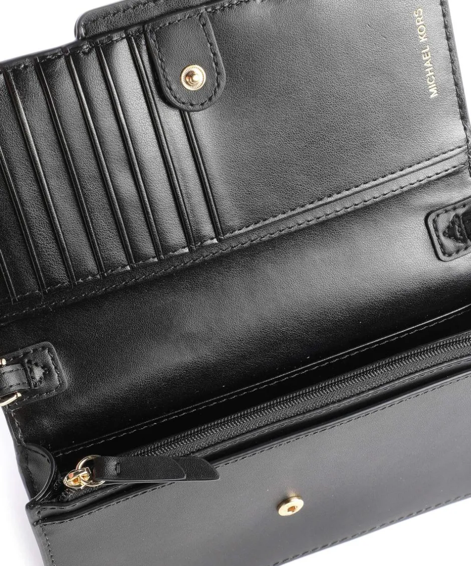 Michael Kors Wallets|Crossbody Bags-Heather Wallet fine grain cow leather