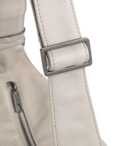 Liebeskind Shoulder Bags|Hobo Bags-Hera Sheep Natuarl M Hobo bag sheepskin leather