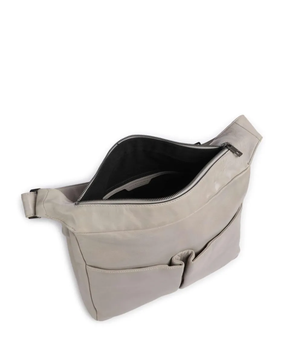 Liebeskind Shoulder Bags|Hobo Bags-Hera Sheep Natuarl M Hobo bag sheepskin leather