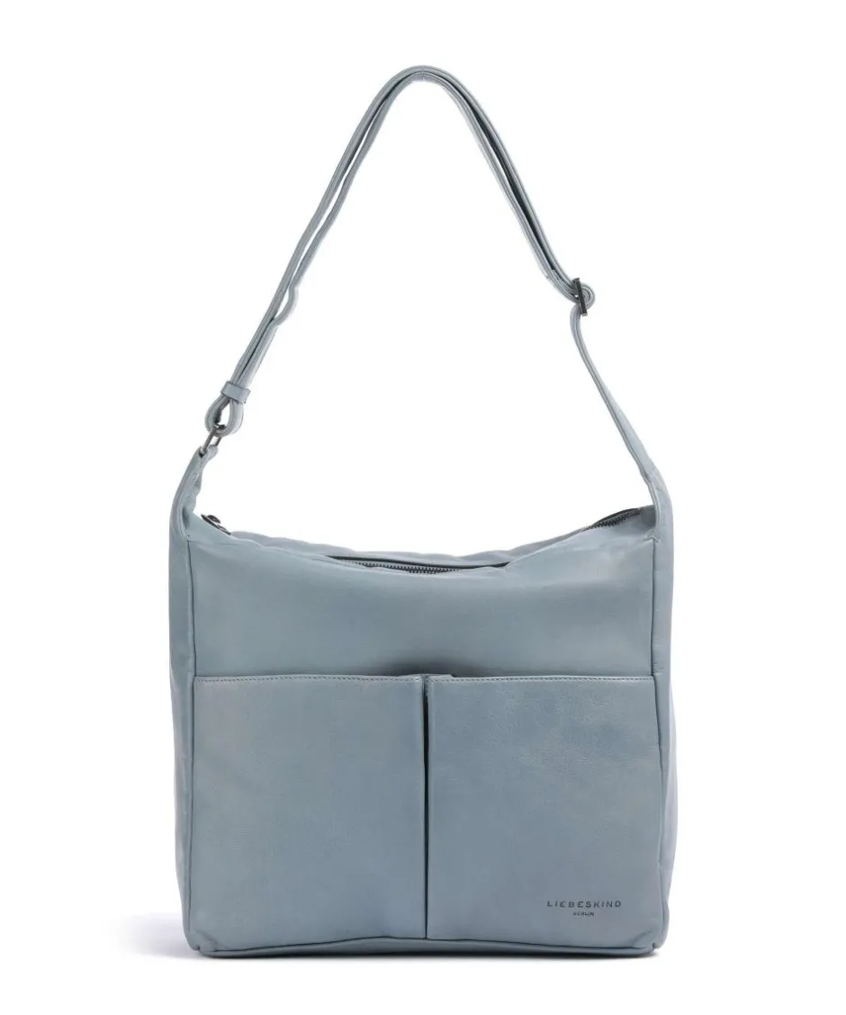 Liebeskind Shoulder Bags|Hobo Bags-Hera Sheep Natuarl M Hobo bag sheepskin leather
