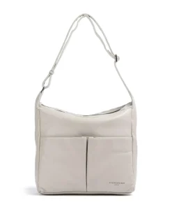 Liebeskind Shoulder Bags|Hobo Bags-Hera Sheep Natuarl M Hobo bag sheepskin leather