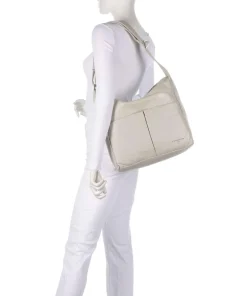 Liebeskind Shoulder Bags|Hobo Bags-Hera Sheep Natuarl M Hobo bag sheepskin leather