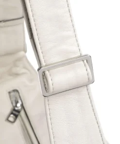 Liebeskind Shoulder Bags|Hobo Bags-Hera Sheep Natuarl M Hobo bag sheepskin leather