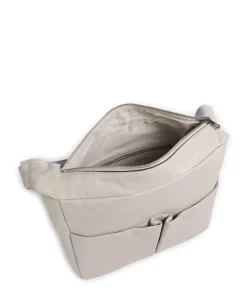 Liebeskind Shoulder Bags|Hobo Bags-Hera Sheep Natuarl M Hobo bag sheepskin leather