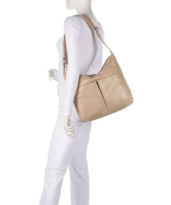 Liebeskind Shoulder Bags|Hobo Bags-Hera Sheep Natuarl M Hobo bag sheepskin leather