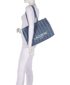 Lacoste Tote Bags-Heritage Jacquard Tote bag cotton
