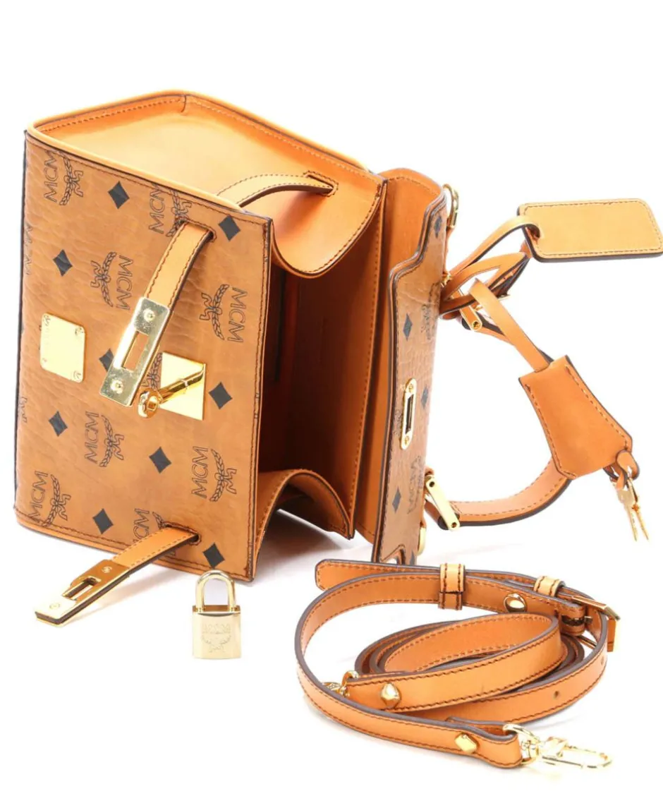 MCM Handbags|Crossbody Bags-Heritage Line Handbag imitation leather
