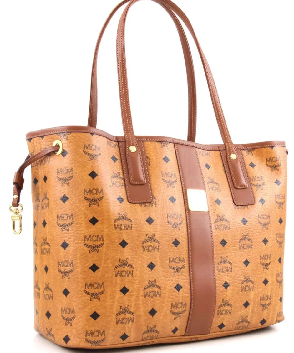 MCM Tote Bags-Heritage Line Tote bag imitation leather