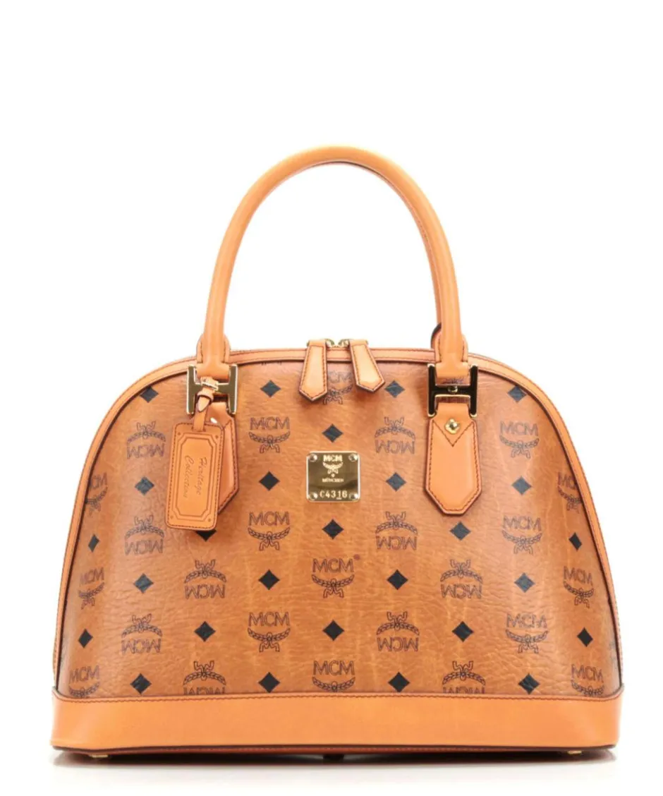 MCM Handbags-Heritage M Handbag leather