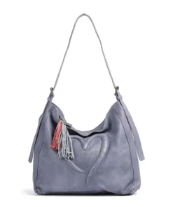 Taschendieb Wien Shoulder Bags|Hobo Bags-Herzweg 2 Hobo bag grained leather