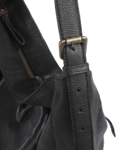 Taschendieb Wien Shoulder Bags|Hobo Bags-Herzweg 2 Hobo bag grained leather
