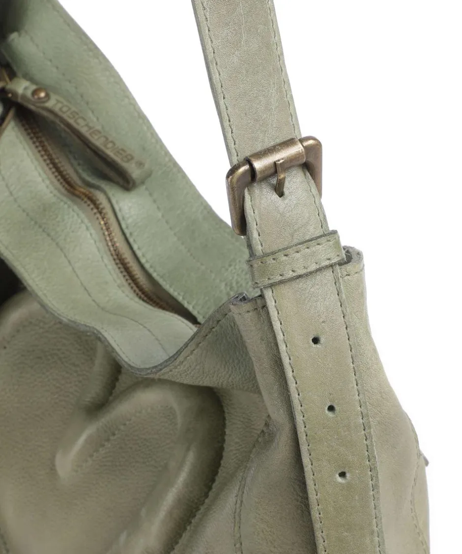 Taschendieb Wien Shoulder Bags|Hobo Bags-Herzweg 2 Hobo bag grained leather