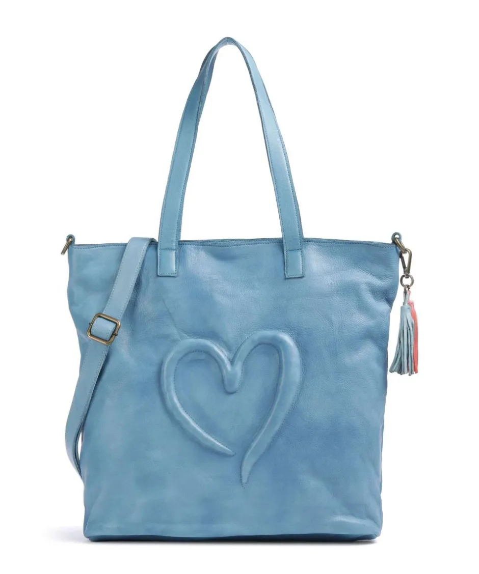 Taschendieb Wien Tote Bags-Herzweg 1 Tote bag grained leather
