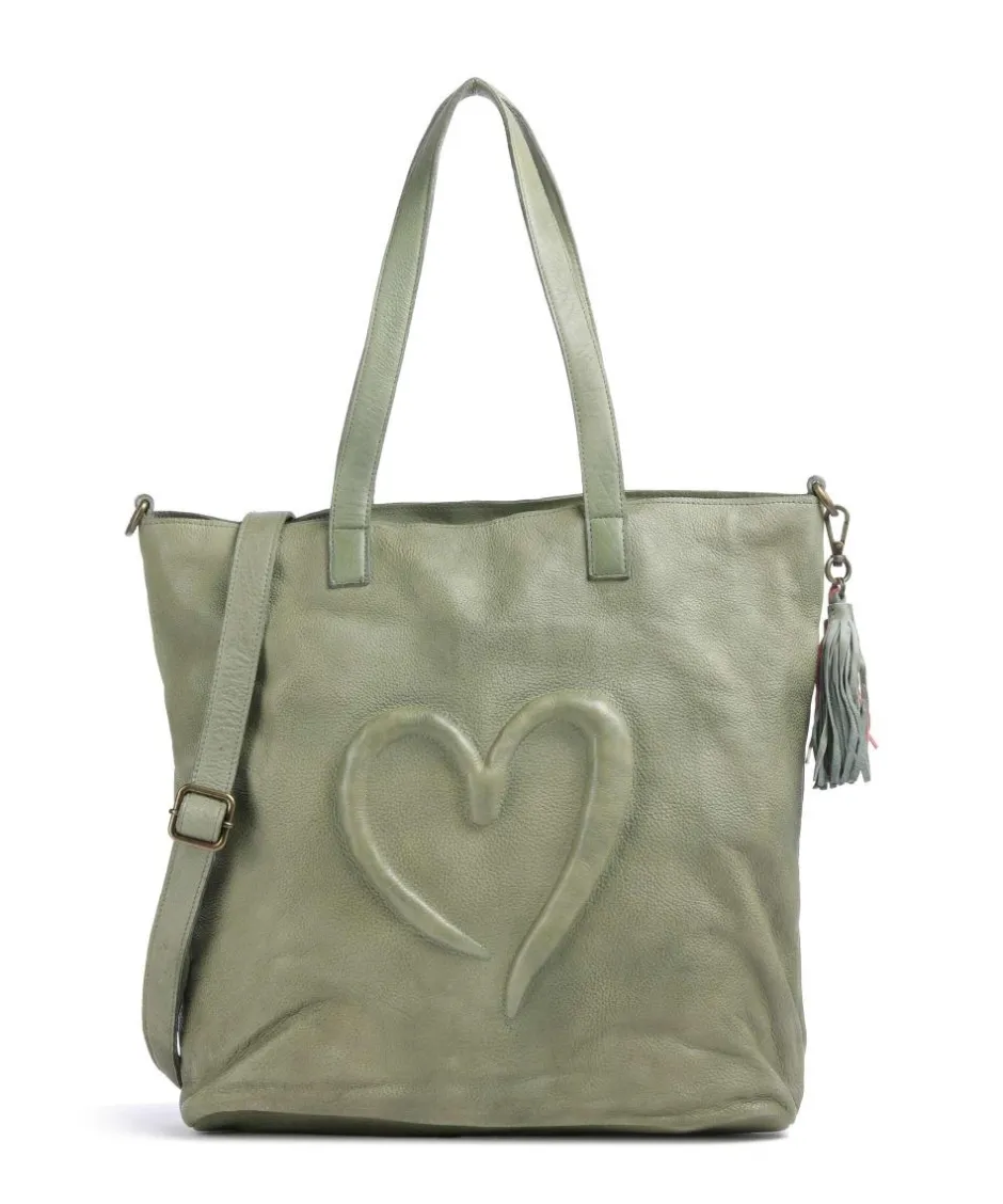 Taschendieb Wien Tote Bags-Herzweg 1 Tote bag grained leather