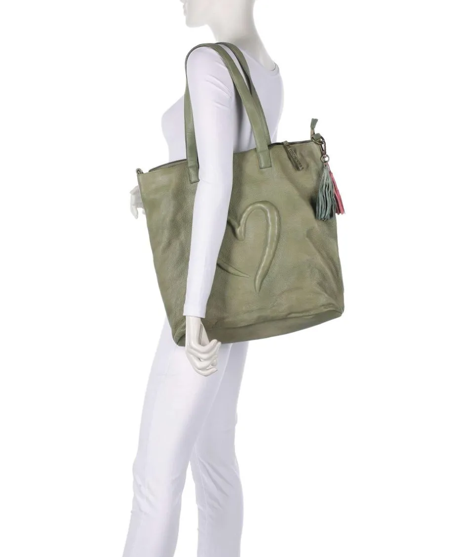 Taschendieb Wien Tote Bags-Herzweg 1 Tote bag grained leather