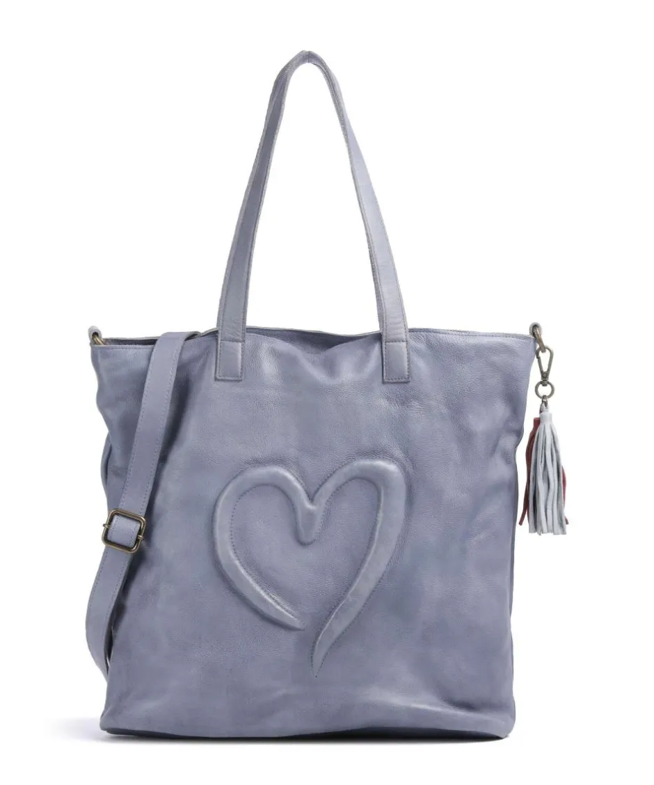 Taschendieb Wien Tote Bags-Herzweg 1 Tote bag grained leather