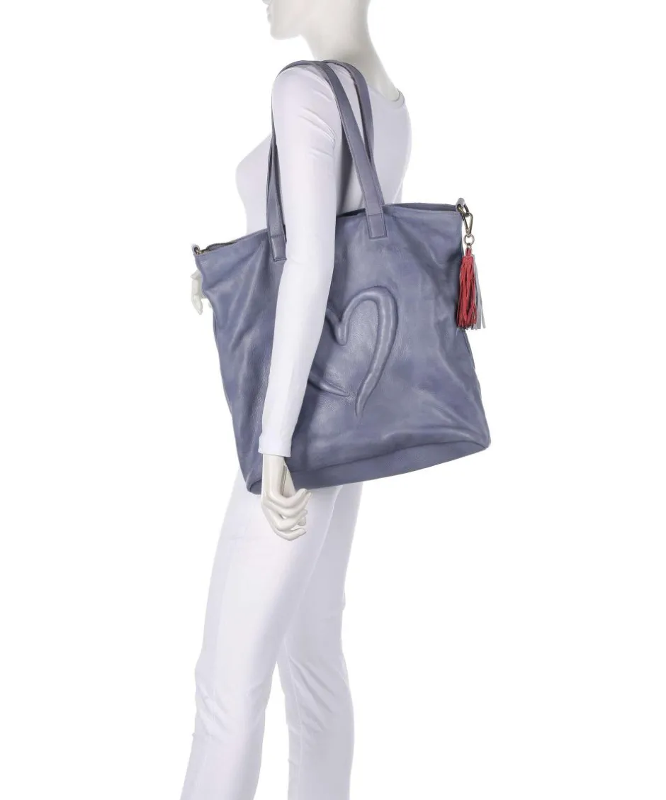 Taschendieb Wien Tote Bags-Herzweg 1 Tote bag grained leather