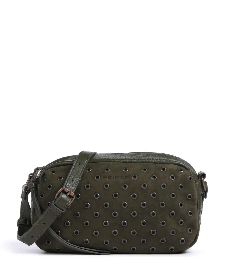 FredsBruder Crossbody Bags-Hey You Rock Crossbody bag grained leather, brushed leather