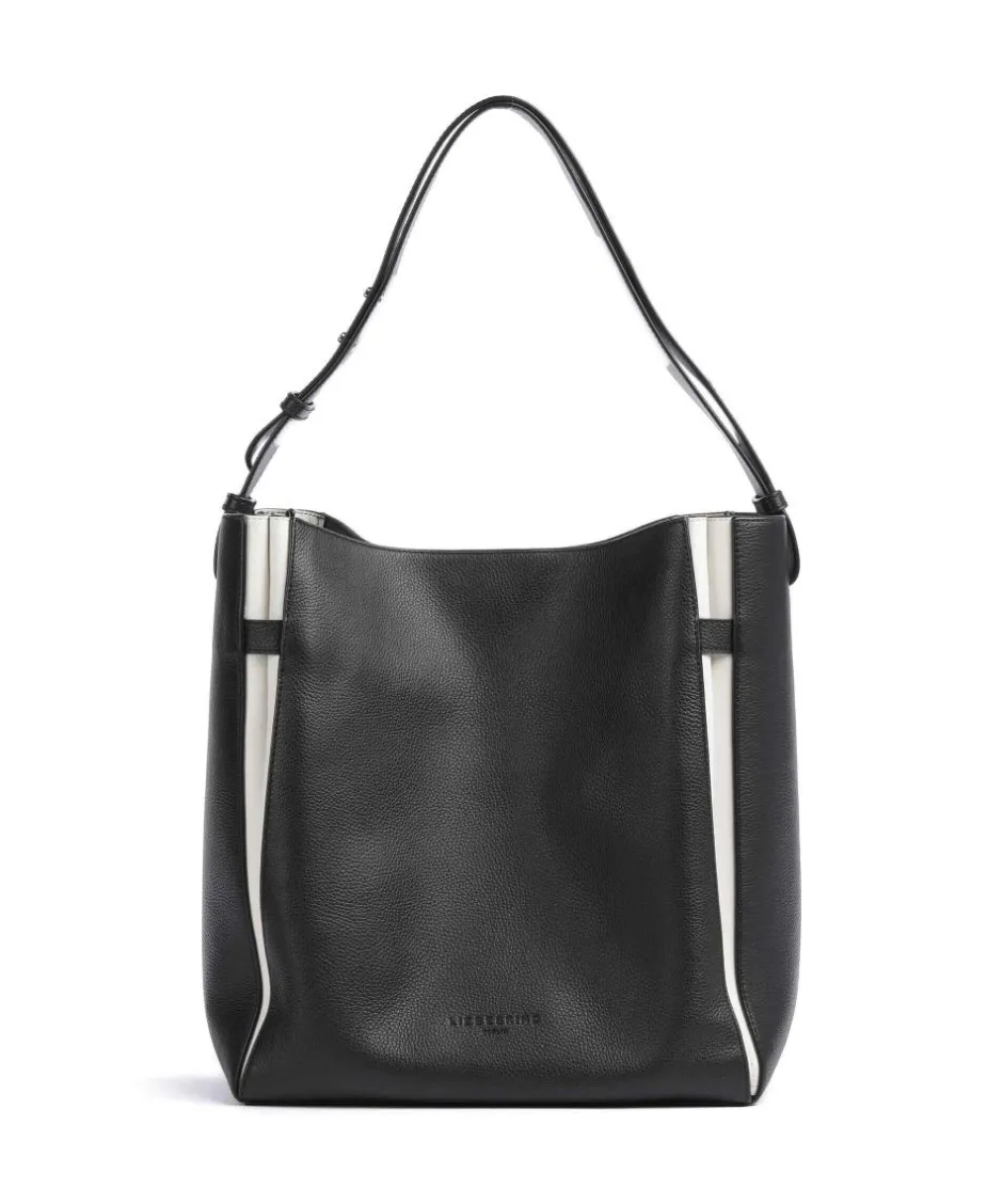 Liebeskind Shoulder Bags|Hobo Bags-Hilla Small Pebble L Hobo bag grained cow leather