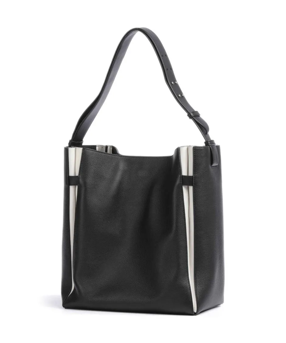 Liebeskind Shoulder Bags|Hobo Bags-Hilla Small Pebble L Hobo bag grained cow leather