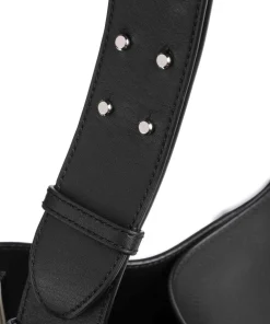Liebeskind Shoulder Bags|Hobo Bags-Hilla Small Pebble L Hobo bag grained cow leather