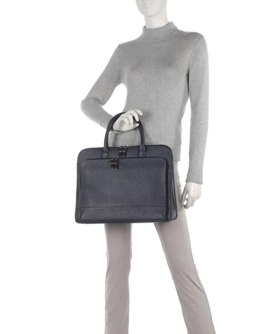 Voi Business- & Laptop Bags-Hirsch Danielle Briefcase 15″ grained leather
