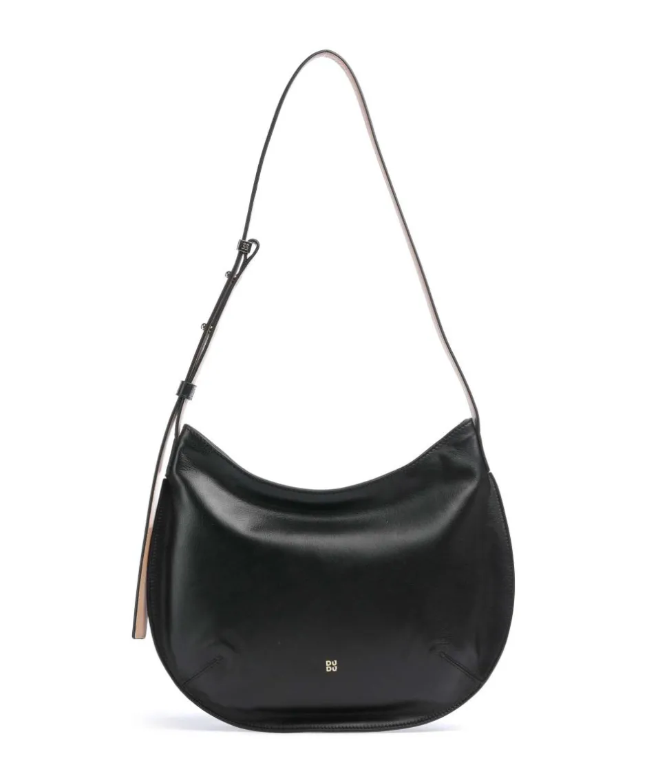 DuDu Bags Shoulder Bags|Hobo Bags-Hispani Hobo bag fine grain leather
