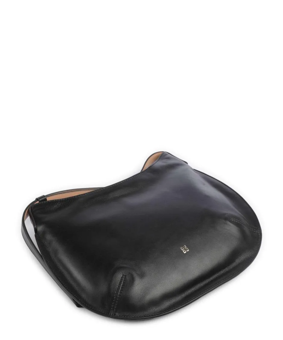 DuDu Bags Shoulder Bags|Hobo Bags-Hispani Hobo bag fine grain leather