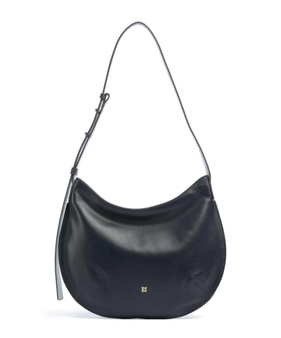 DuDu Bags Shoulder Bags|Hobo Bags-Hispani Hobo bag fine grain leather
