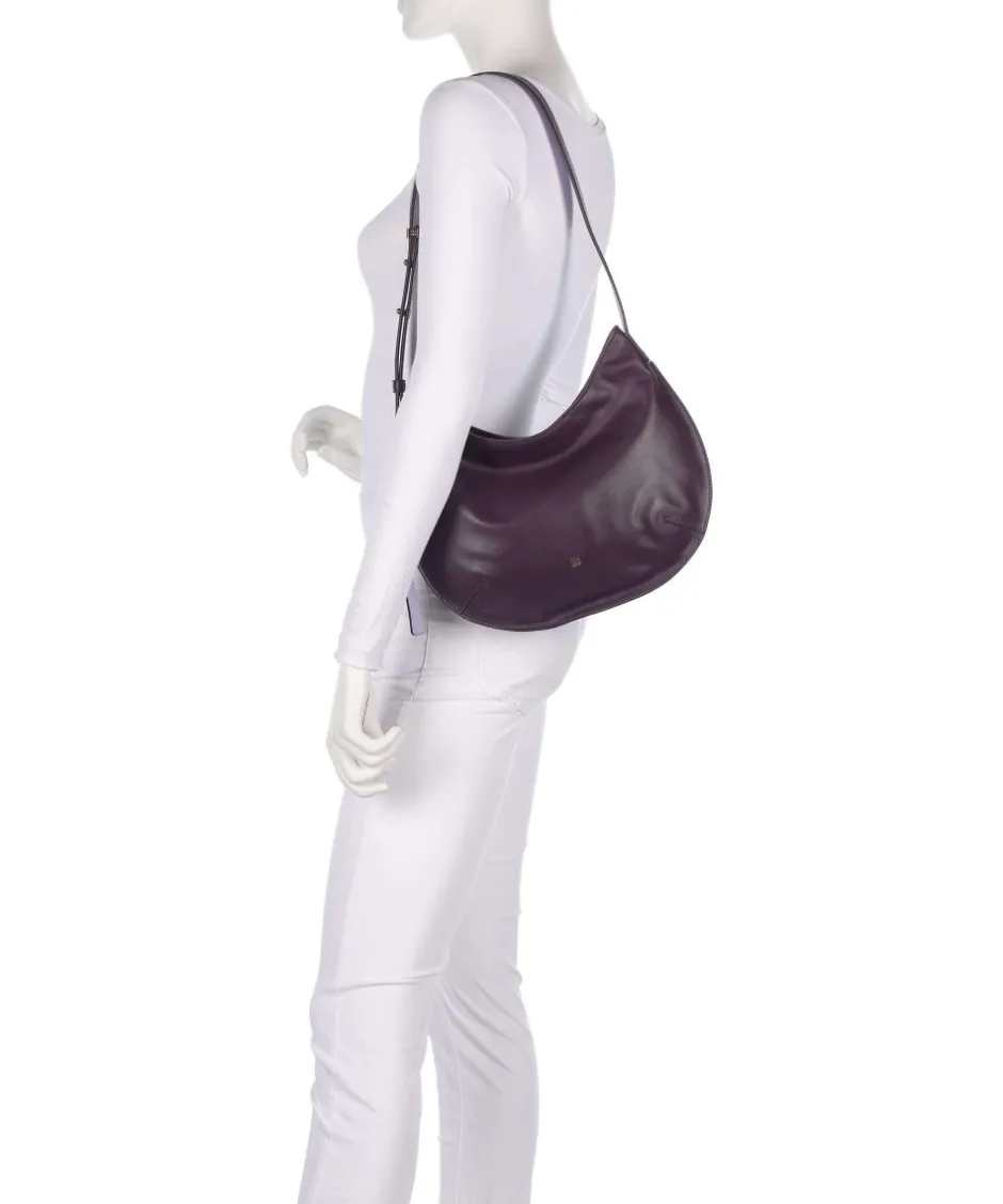 DuDu Bags Shoulder Bags|Hobo Bags-Hispani Hobo bag fine grain leather