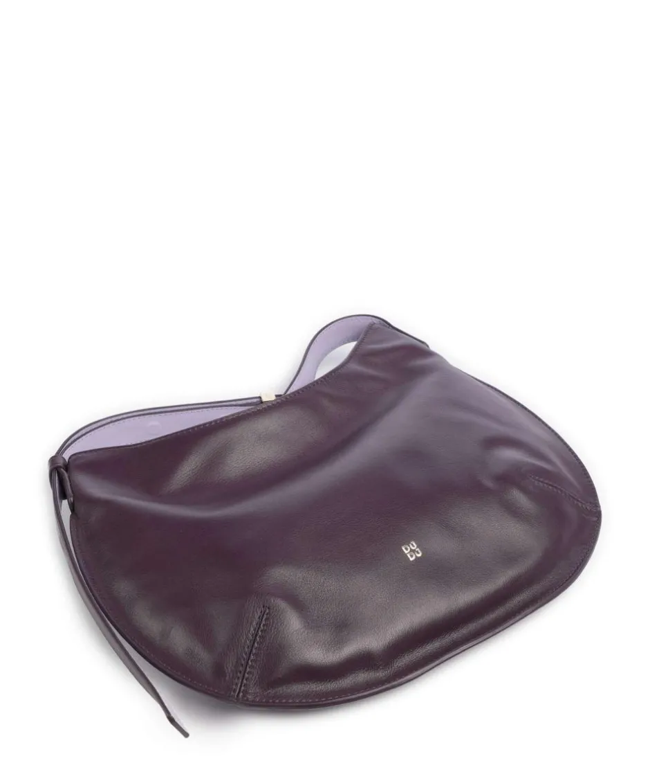 DuDu Bags Shoulder Bags|Hobo Bags-Hispani Hobo bag fine grain leather