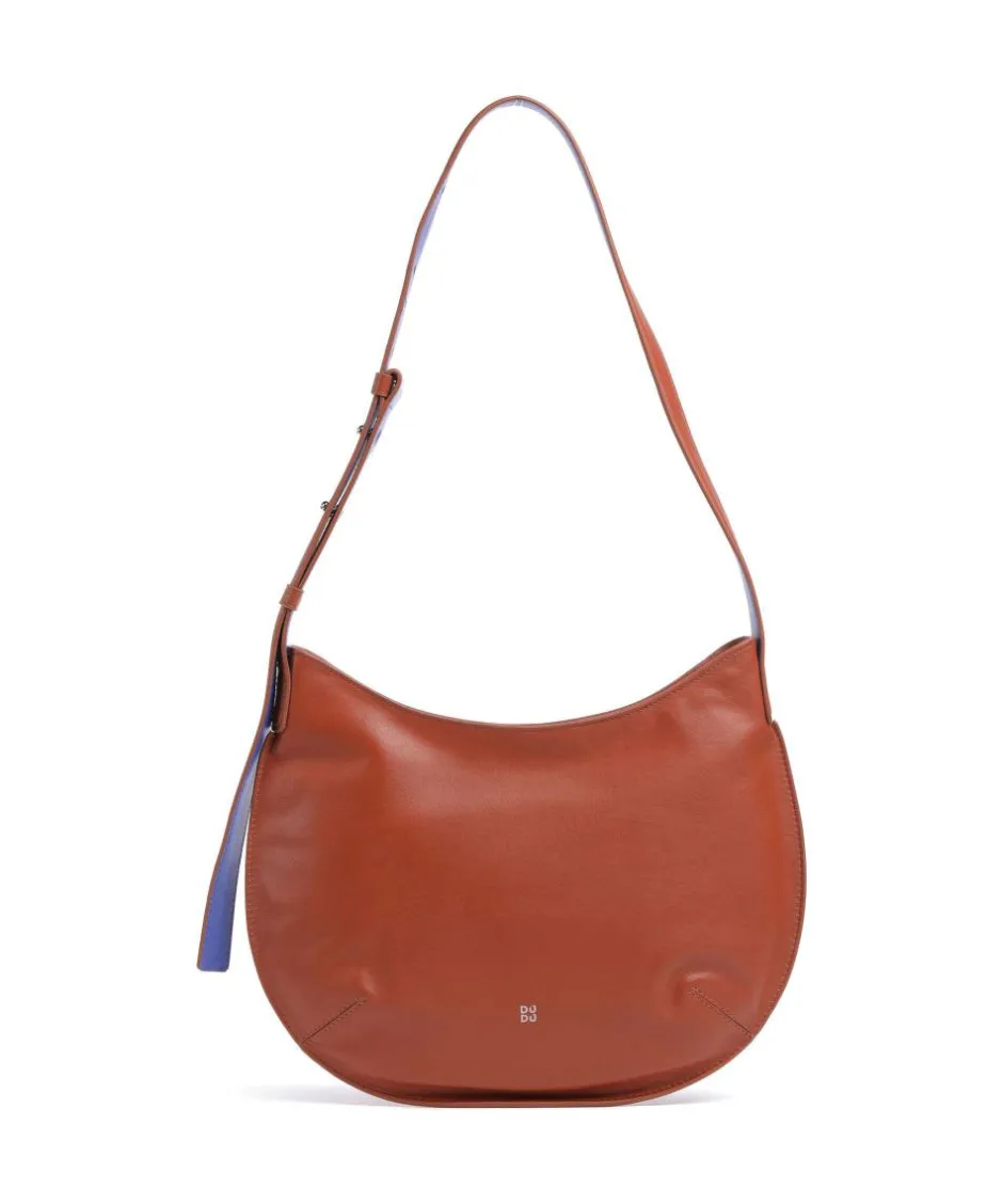 DuDu Bags Shoulder Bags|Hobo Bags-Hispani Hobo bag fine grain leather