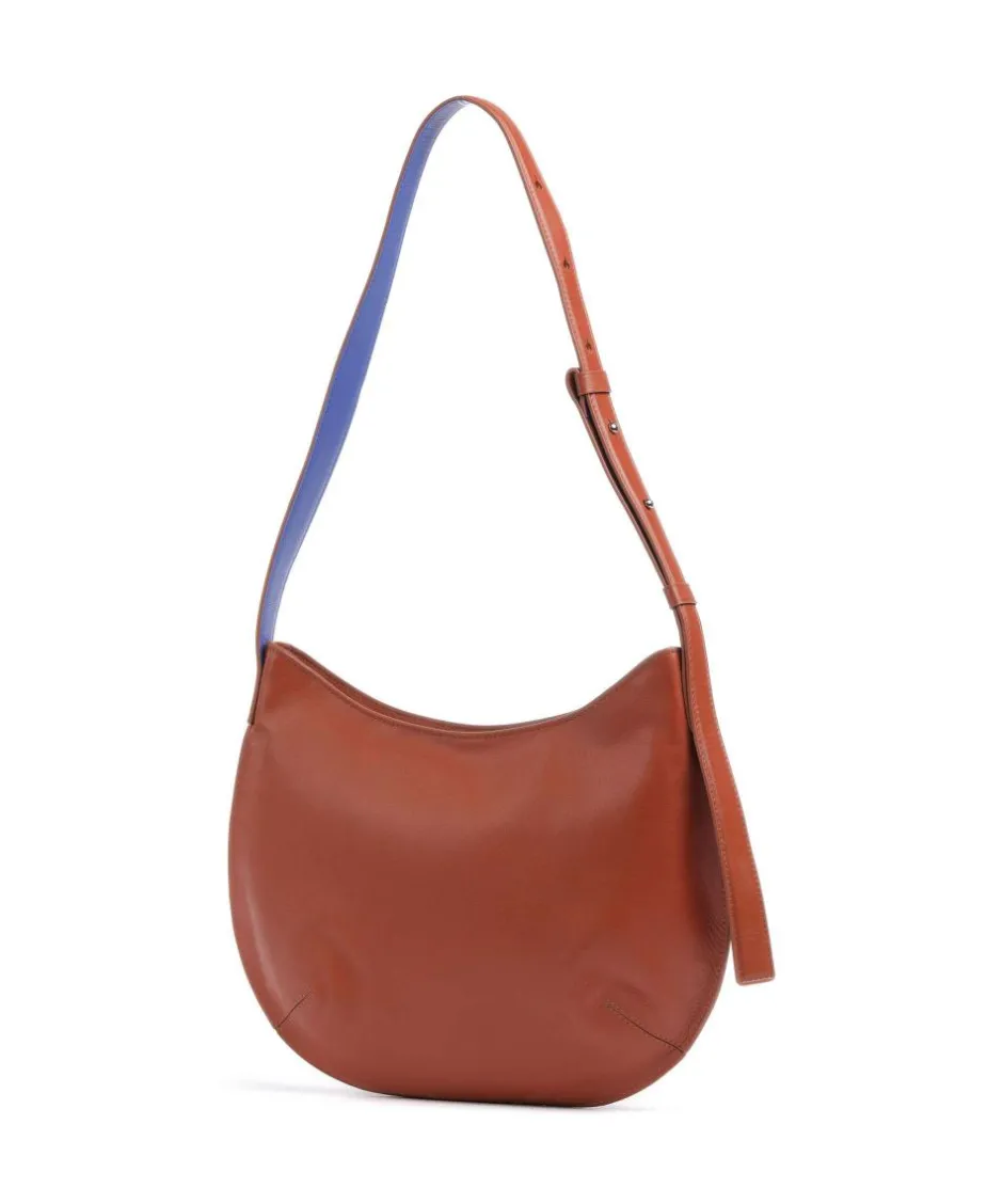 DuDu Bags Shoulder Bags|Hobo Bags-Hispani Hobo bag fine grain leather