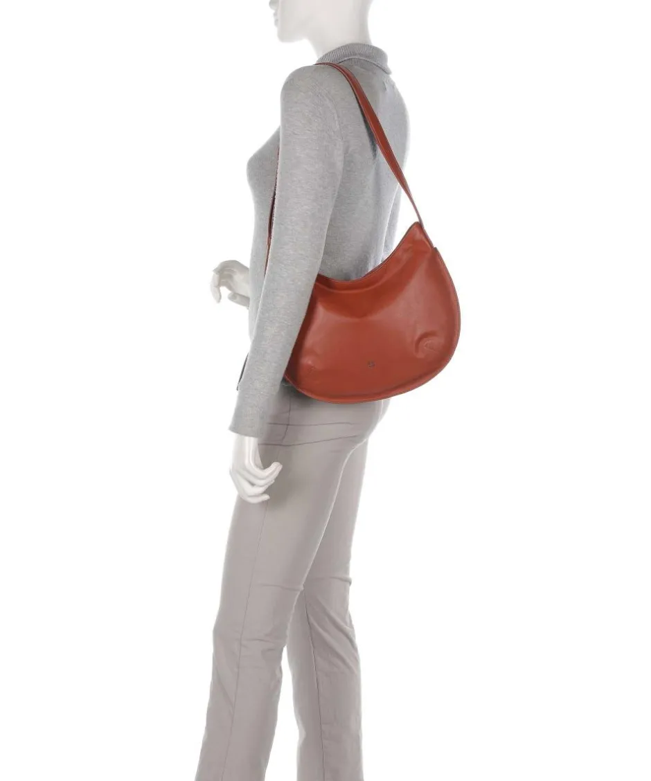 DuDu Bags Shoulder Bags|Hobo Bags-Hispani Hobo bag fine grain leather