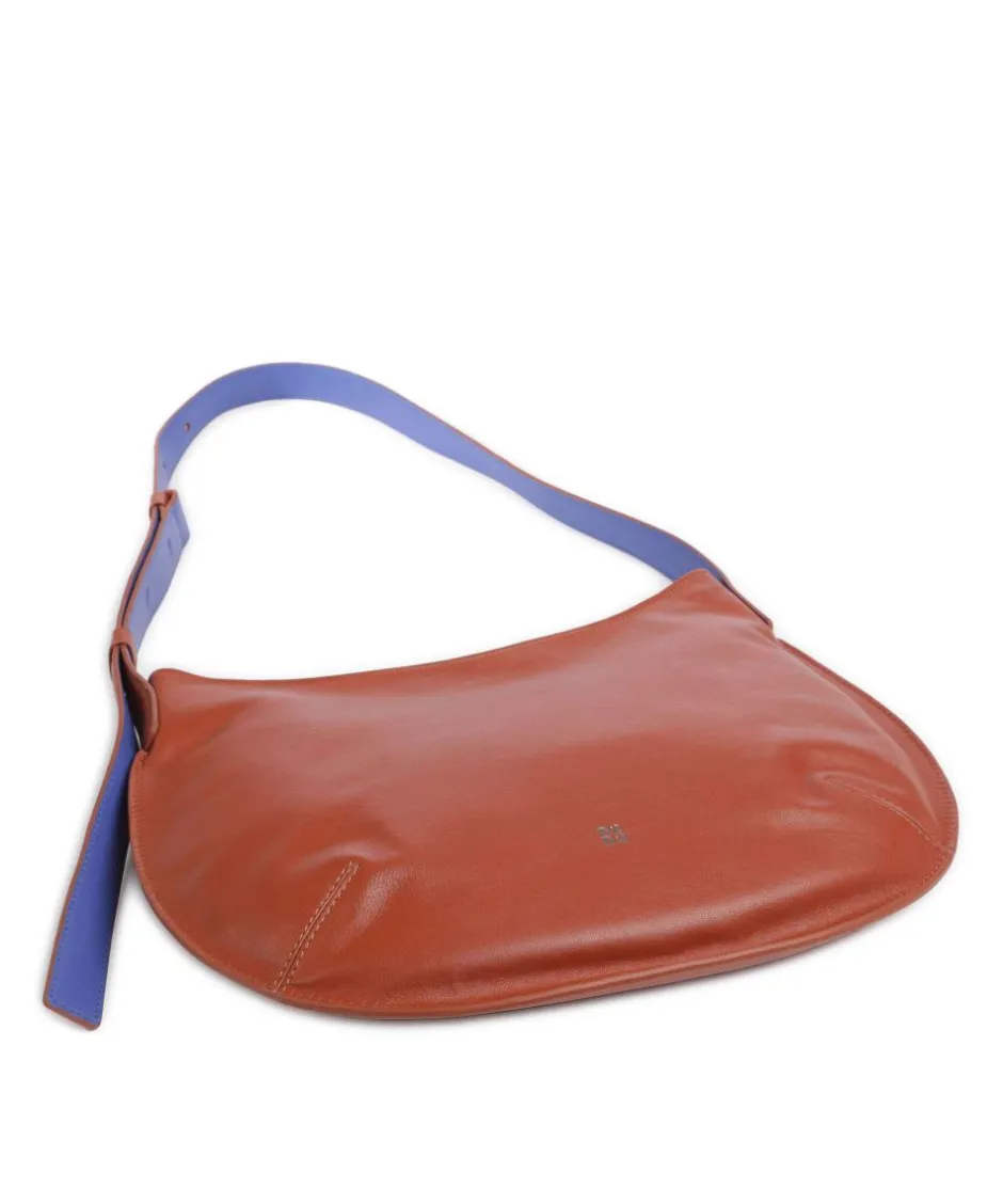 DuDu Bags Shoulder Bags|Hobo Bags-Hispani Hobo bag fine grain leather