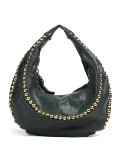 Campomaggi Shoulder Bags|Hobo Bags-Hobo bag fine grain cow leather