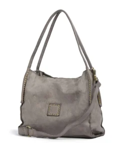 Campomaggi Shoulder Bags|Hobo Bags-Hobo bag fine grain cow leather