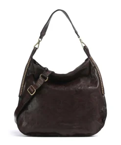 Campomaggi Shoulder Bags|Hobo Bags-Hobo bag fine grain cow leather