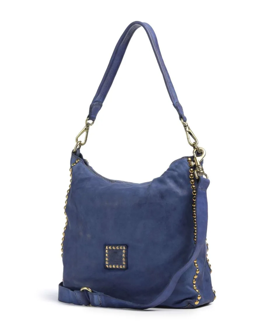 Campomaggi Shoulder Bags|Hobo Bags-Hobo bag fine grain cow leather