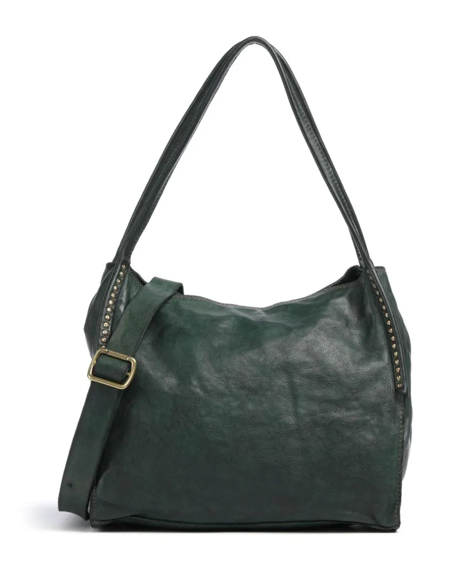 Campomaggi Shoulder Bags|Hobo Bags-Hobo bag fine grain cow leather