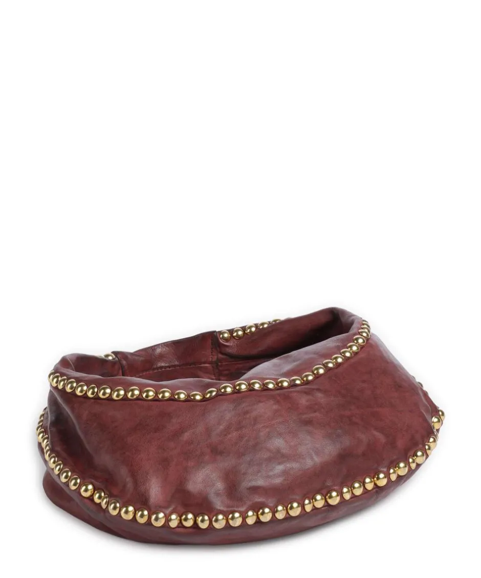 Campomaggi Shoulder Bags|Hobo Bags-Hobo bag fine grain cow leather