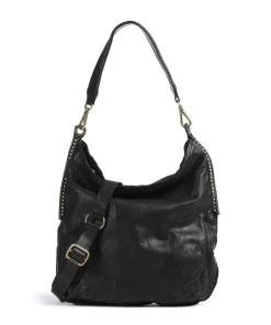 Campomaggi Shoulder Bags|Hobo Bags-Hobo bag fine grain cow leather