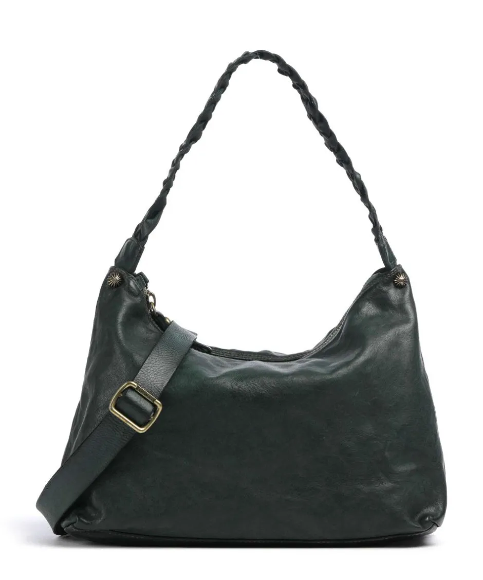 Campomaggi Shoulder Bags|Hobo Bags-Hobo bag fine grain cow leather
